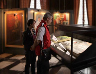 Biblioteca Nazionale Marciana Venezia Visitatori Mostra di Mimmo Alfarone