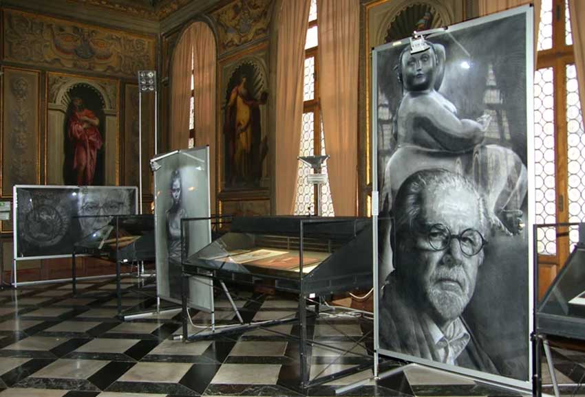 Fernando Botero interno biblioteca Marciana Mimmo Alfarone