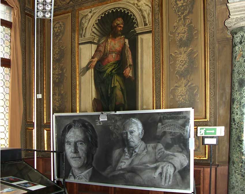Ritratti di Franco Belgiorno - Nettis e Luca Belgoiorno -Nettis