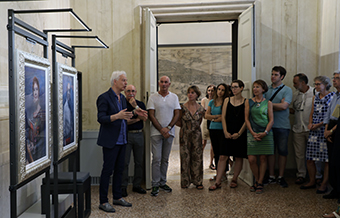 Mimmo-Alfarone-presenta-i-ritratti-dei-Direttori-Ravalli--Zorzi-Sebastiani-Messina-Sala-Ridotti-Biblioteca-Nazionale-Marciana-Venezia
