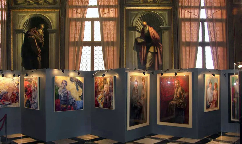 Mostra Mimmo Alfarone Salone Monumentale Biblioteca Nazionale Marciana