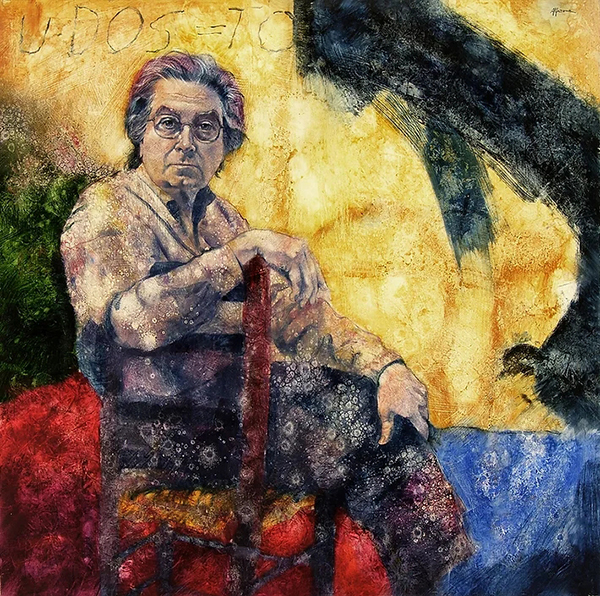 Ritratto di Antoni Tapies by Mimmo Alfarone