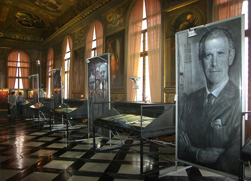 Ritratto di GLenn D_Lowry director of MoMA The MUseum of Modern Art By Mimmo Alfarone