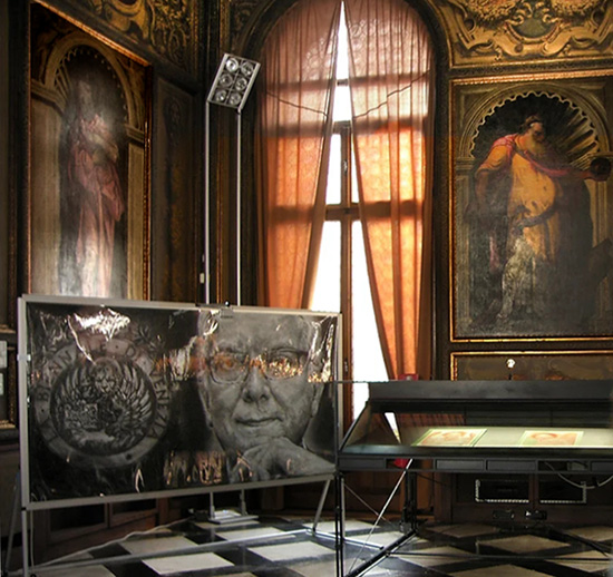 Ritratto di Paolo Baratta by Mimmo Alfarone Presidente Biennale di Venezia